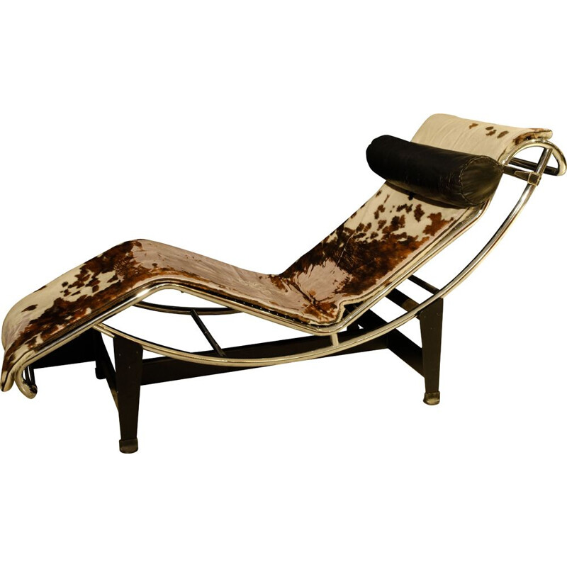 Chaise longue vintage LC4 par Charlotte Perriand pour Le corbusier