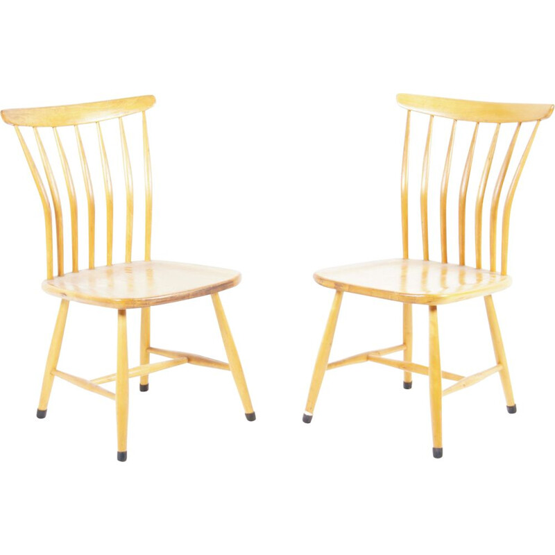 Set of 2 vintage SZ03 dining Chairs by Bengt Akerblom & Gunnar Eklof for Akerblom, 1950s