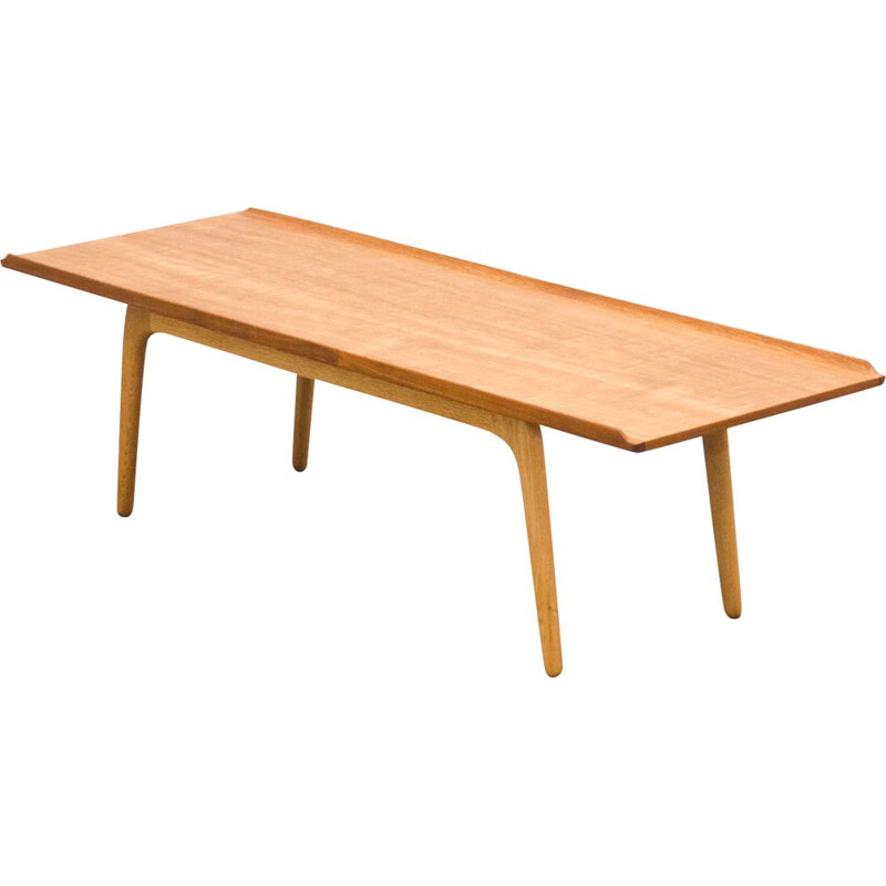 Vintage bovenkamp teak and oak coffee table by Aksel Bender Madsen 1960