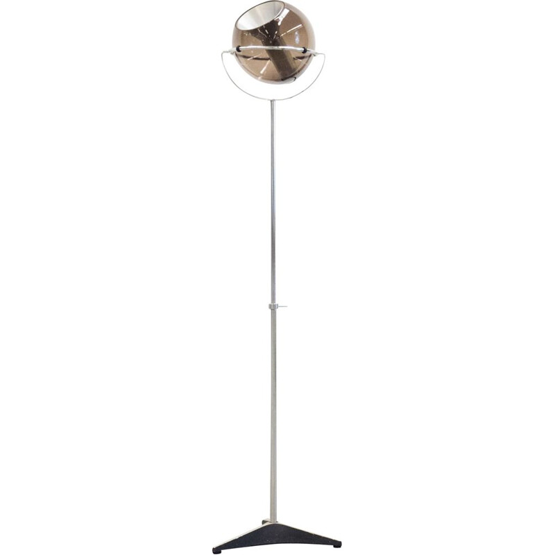 Vintage Raak "Globe" floor lamp by Frank Ligtelijn 1960