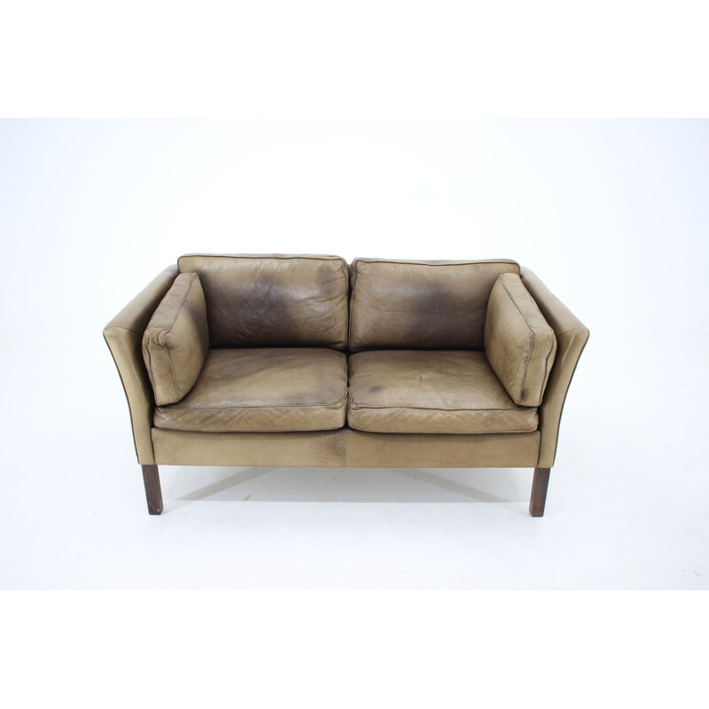 Danish 2-Seater leather sofa, 1960s