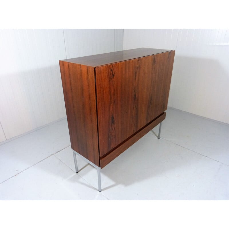 Rosewood vintage cabinet by Dieter Wäckerlin for Behr Möbler, Germany, 1950s