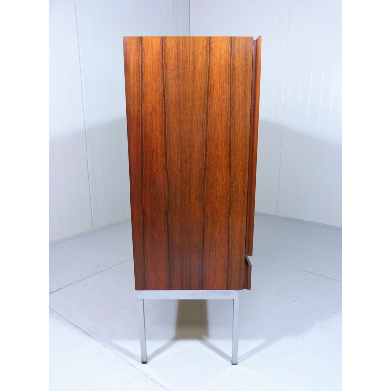 Rosewood vintage cabinet by Dieter Wäckerlin for Behr Möbler, Germany, 1950s