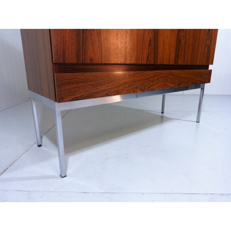 Rosewood vintage cabinet by Dieter Wäckerlin for Behr Möbler, Germany, 1950s