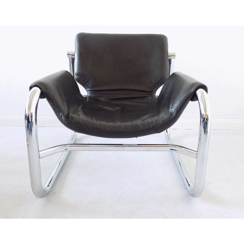 Vintage Alpha Sling lounge chair by Maurice Burke for Pozza