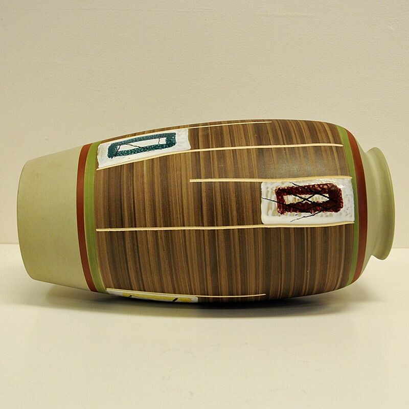 Vintage ceramic vase by Eduard Bay- W, Germany 1961