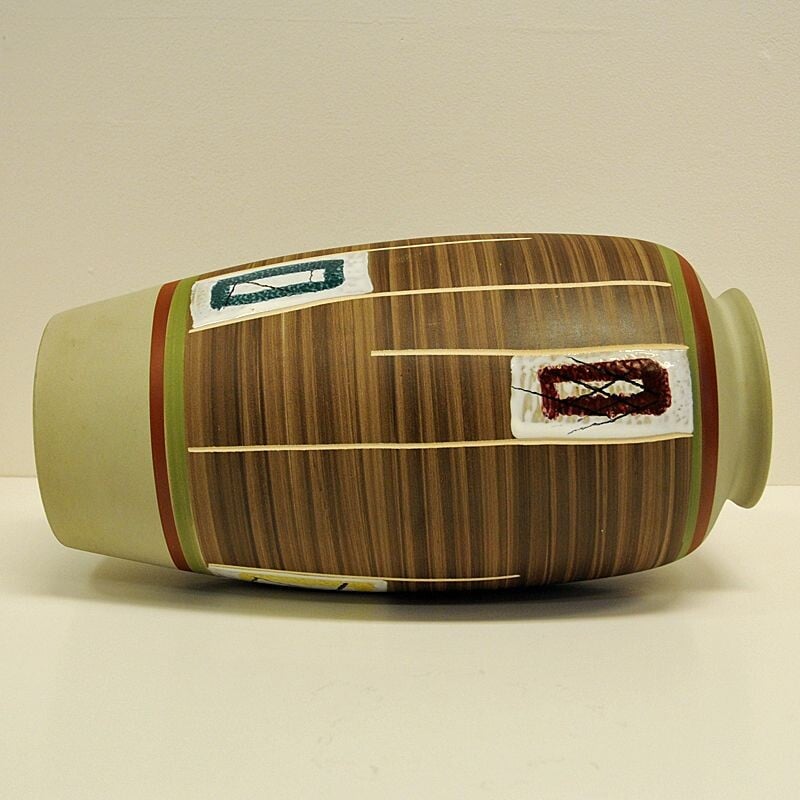 Vintage ceramic vase by Eduard Bay- W, Germany 1961