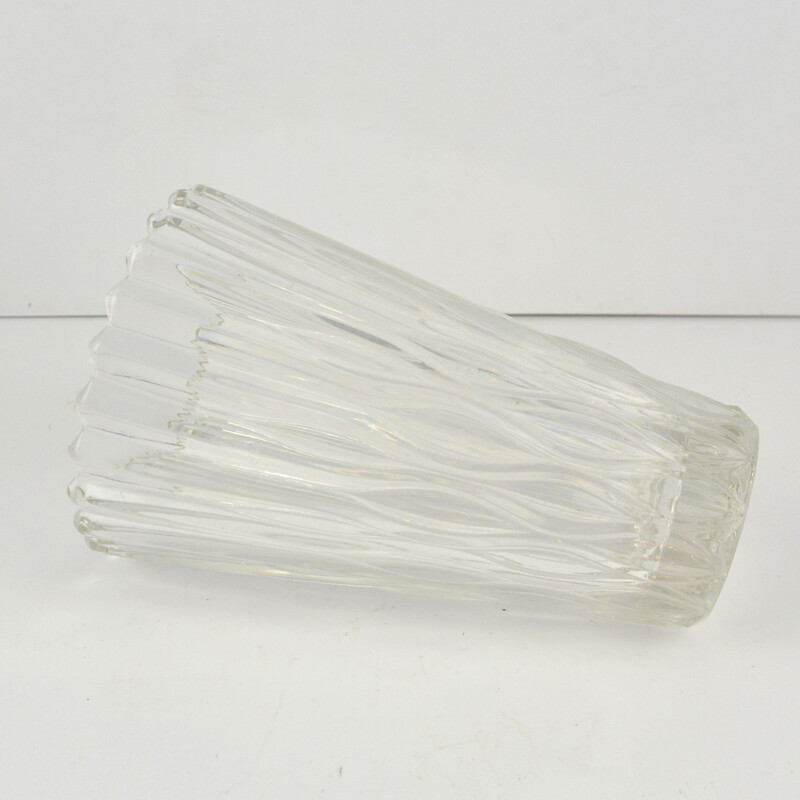 Glass vintage vase by Jiří Řepásek, 1960s