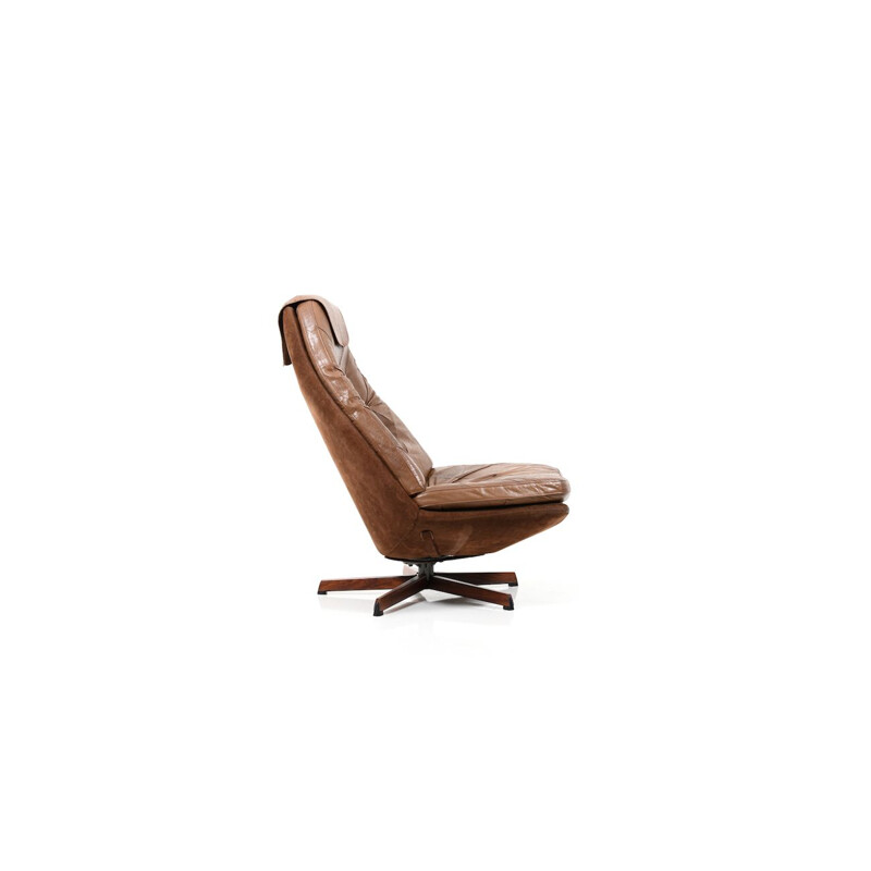 Chaise lounge vintage par Madsen et Schubell 1960