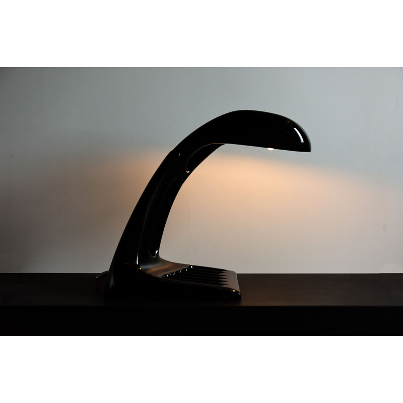 Vintage desk lamp in the style of Luigi Colani, 1970s