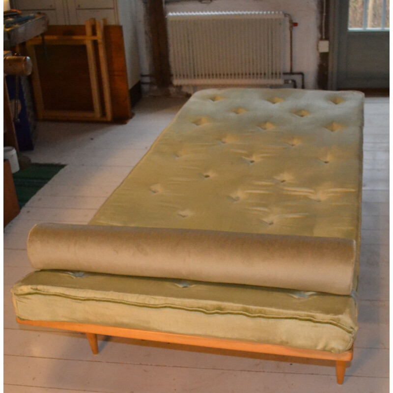 Beech vintage daybed by Bruno Mathsson, 1950