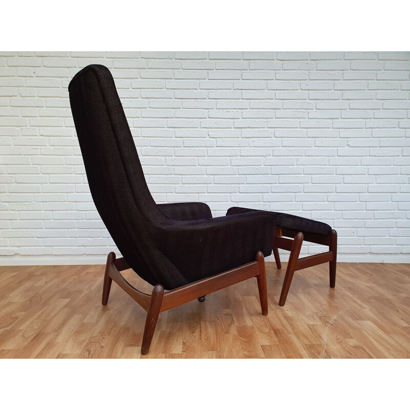 Danish vintage armchair by Madsen & Schubell, 1970s