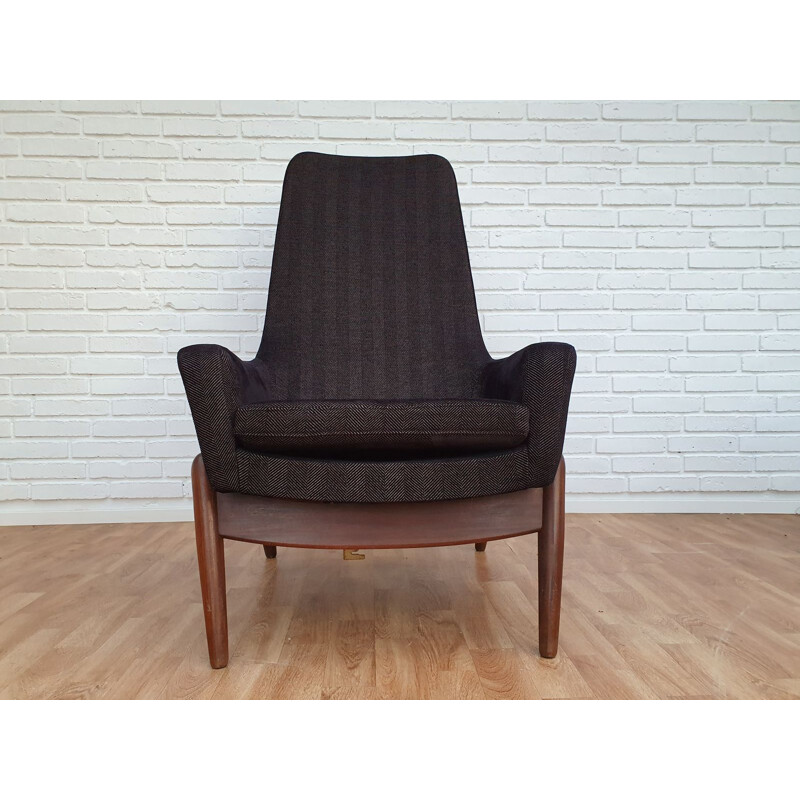 Fauteuil vintage danois par Madsen et Schubell, 1970