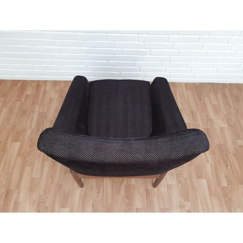 Danish vintage armchair by Madsen & Schubell, 1970s