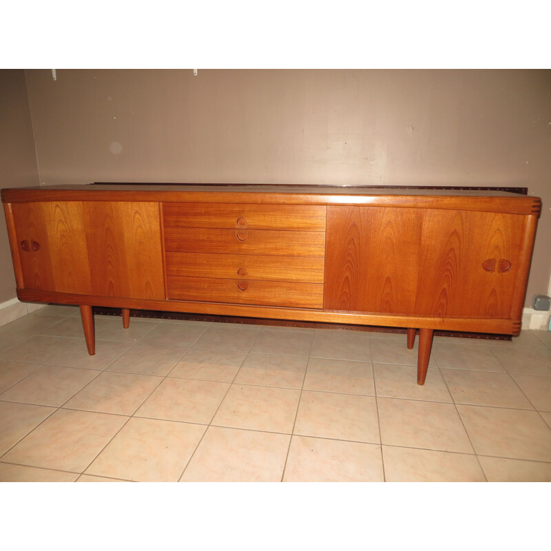 Vintage danish teak sideboard by H.W.Klein for Bramin, 1960s