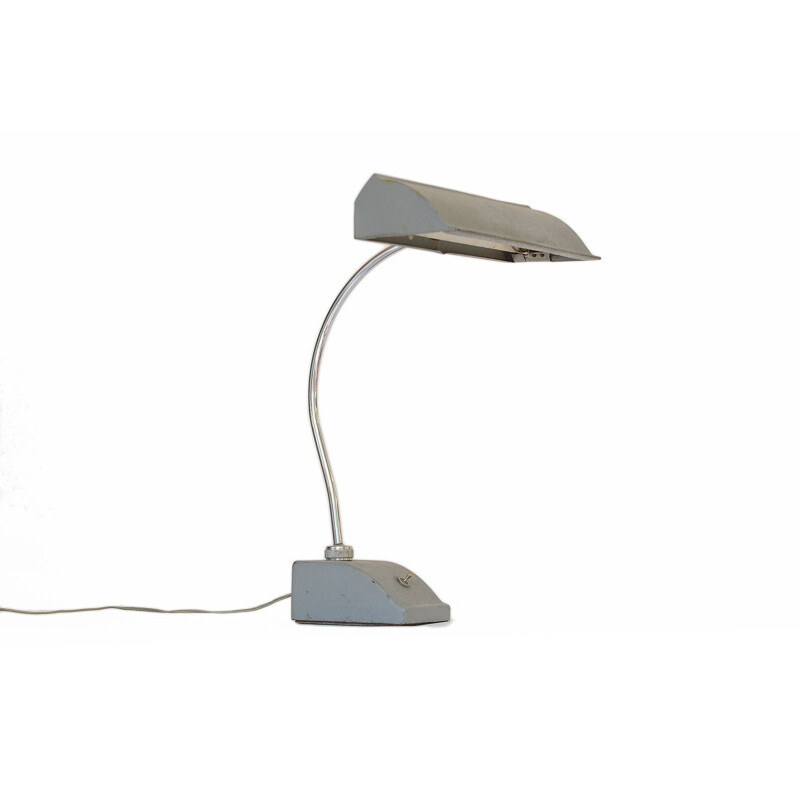 Vintage desk lamp with fluorescent tube, France, 1950s