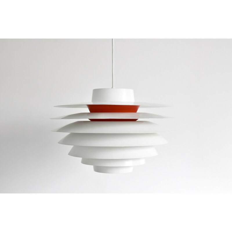 Large Sven Middelboe Verona vintage pendant light by Nordisk Solar, Denmark, 1970s