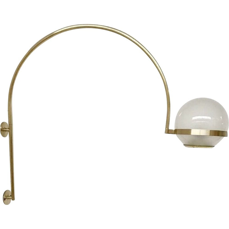 Vintage arched wall lamp, 1960