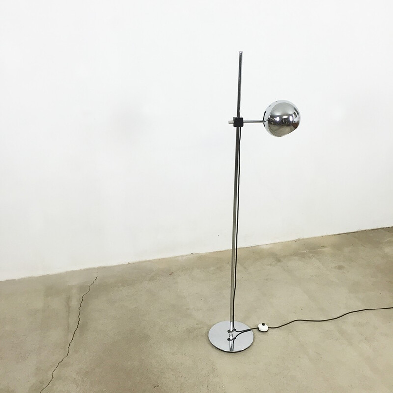 Vintage Staff floor lamp in chrome - 1970s