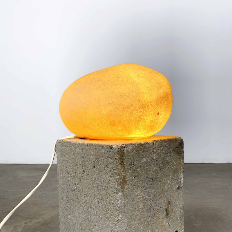 Vintage Moon Rock Lamp by André Cazenave for Singleton, 1970s