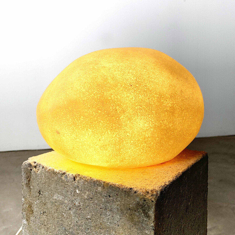 Vintage Moon Rock Lamp by André Cazenave for Singleton, 1970s