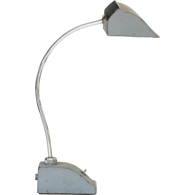 Vintage desk lamp with fluorescent tube, France, 1950s