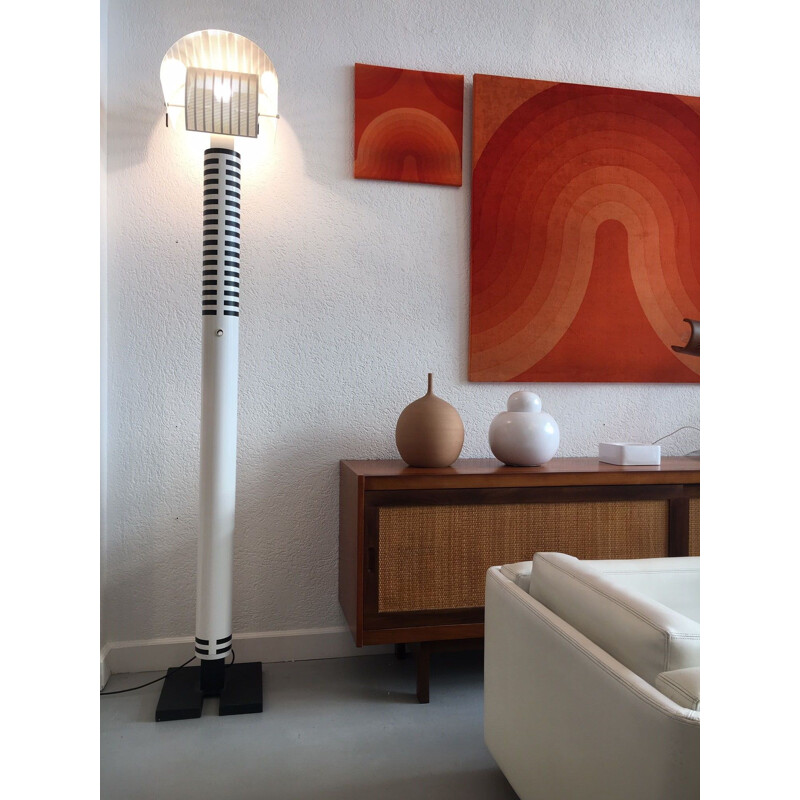 Vintage "Shogun" floor lamp by Mario Botta from Artemide, Italy, 1985