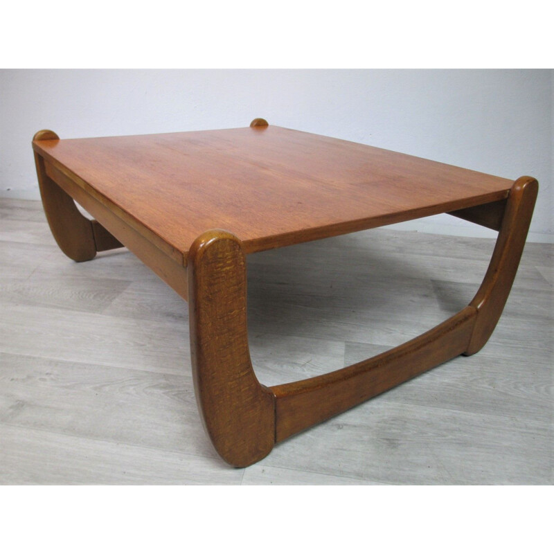 Vintage teak coffee table, 1970s