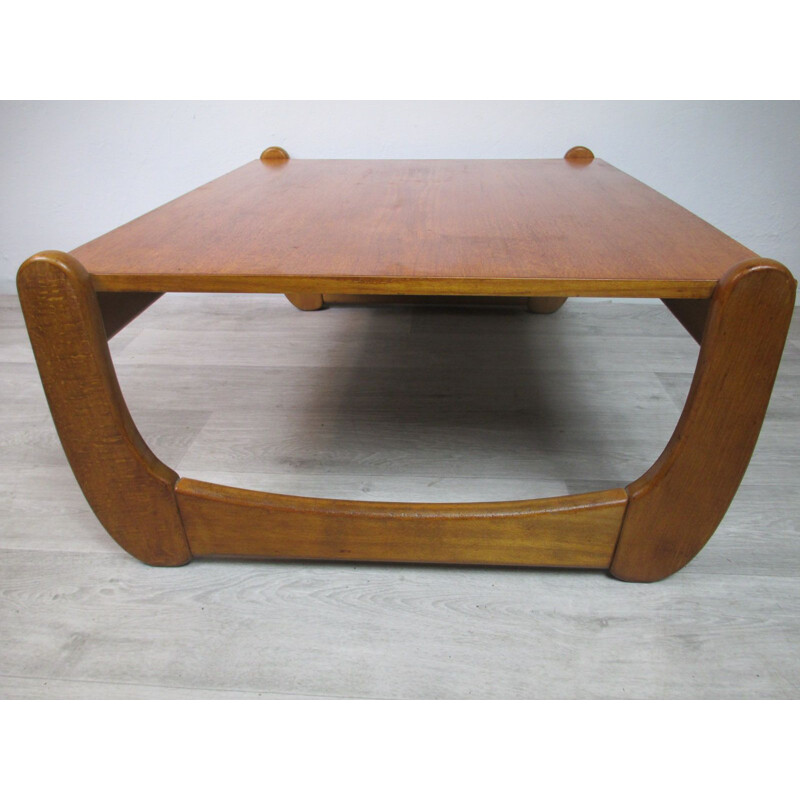 Vintage teak coffee table, 1970s