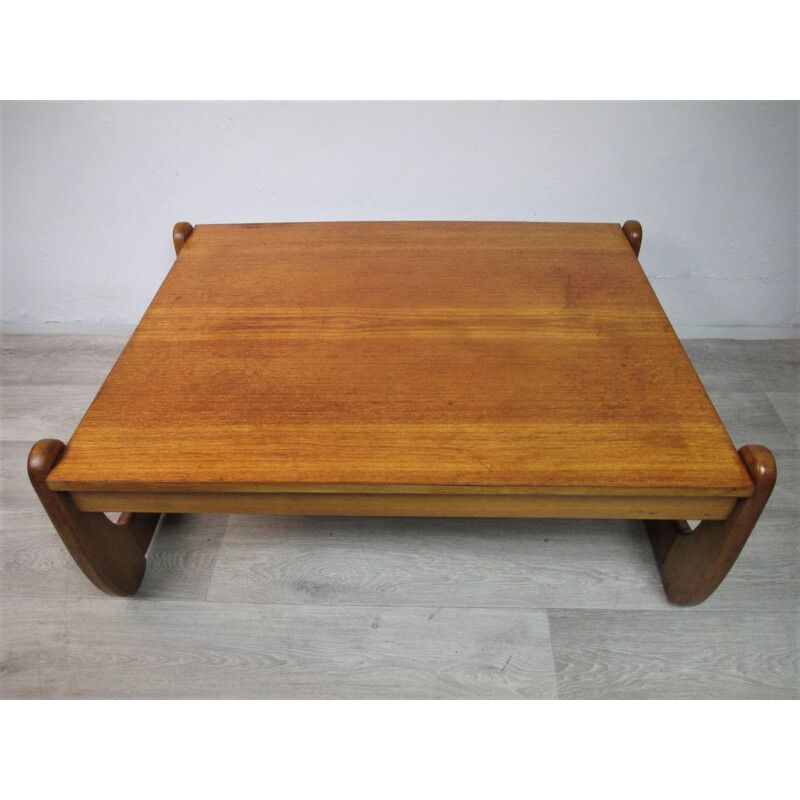 Vintage teak coffee table, 1970s