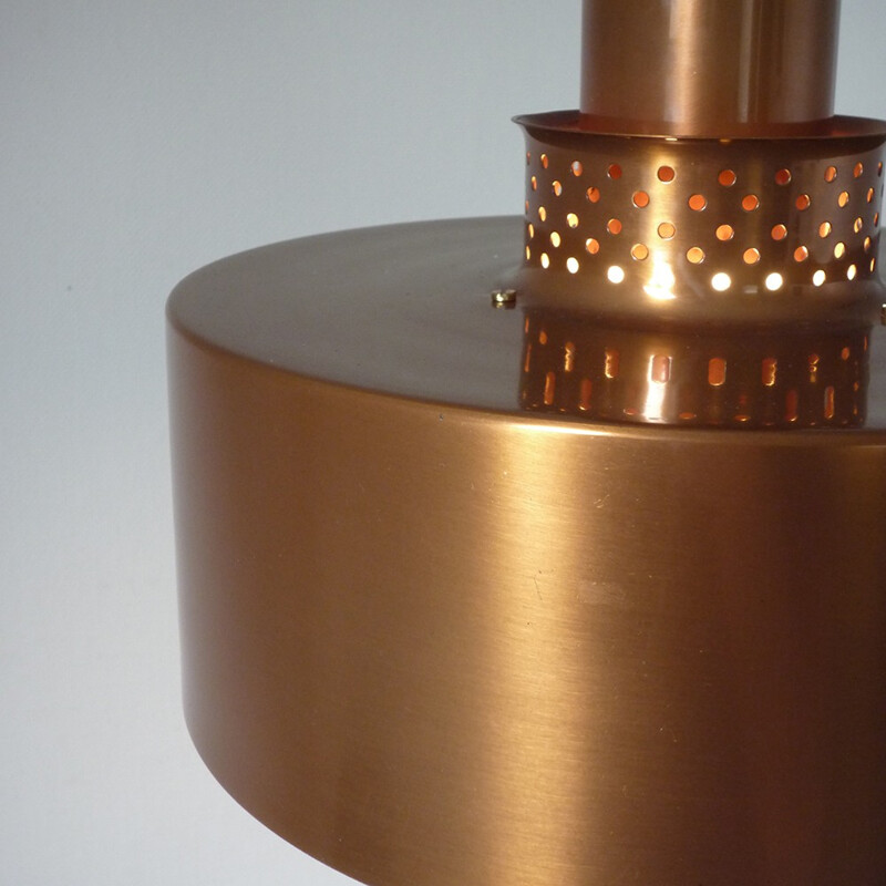 Scandinavian hanging lamp in metal, H A JAKOBSSON - 1960s