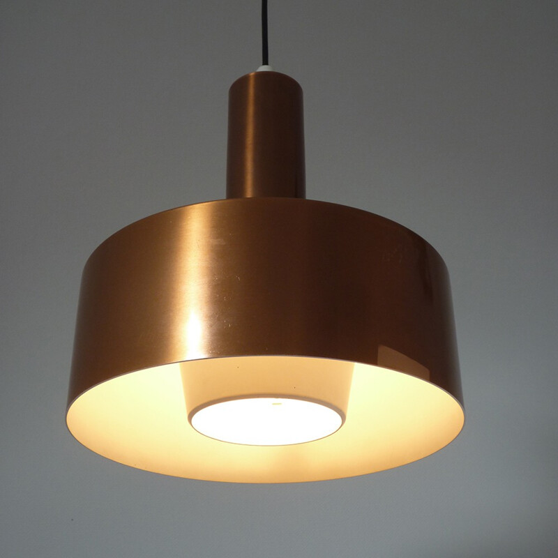 Scandinavian hanging lamp in metal, H A JAKOBSSON - 1960s