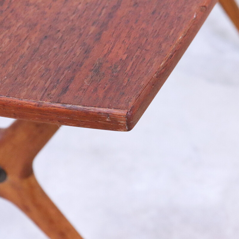 Vintage teak side table by JOC, Sweden, 1960s