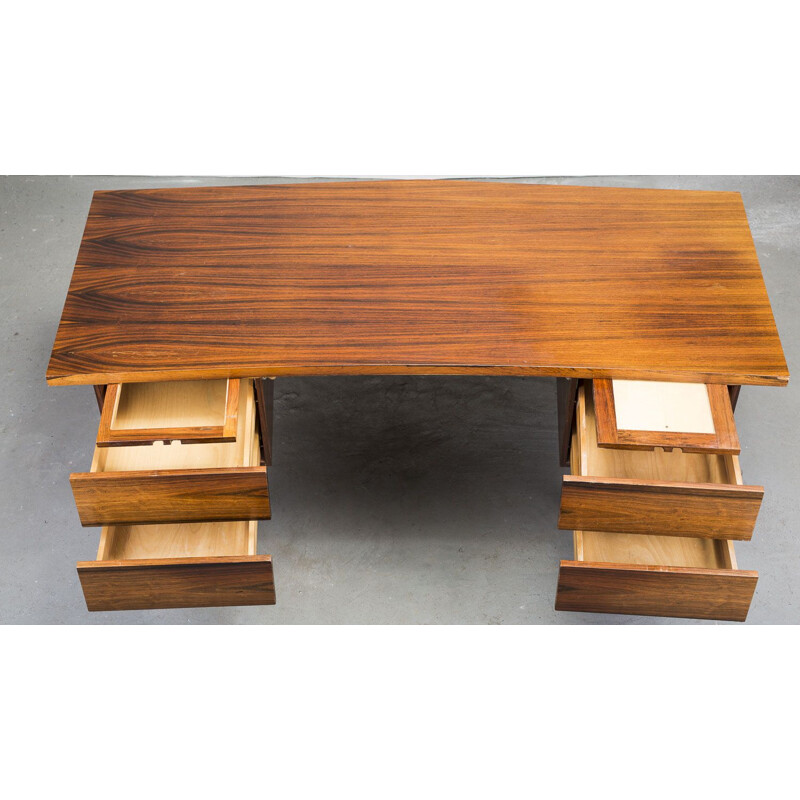 Vintage rosewood desk from Kondor, 1960s