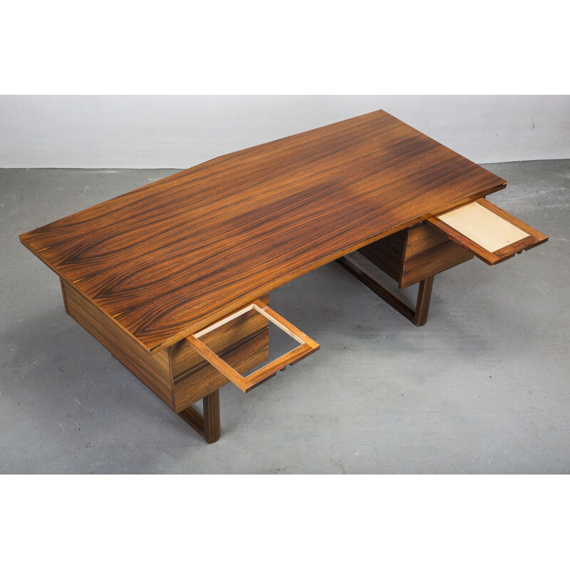Vintage rosewood desk from Kondor, 1960s