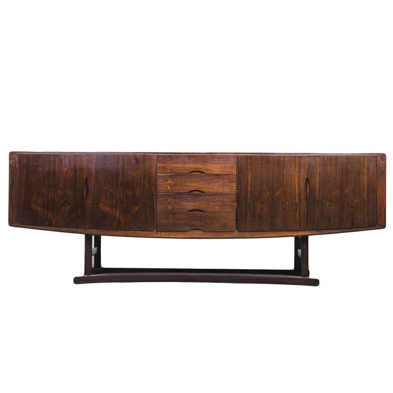 Vintage rosewood HB20 sideboard by Johannes Andersen for Hans Bech, 1960s