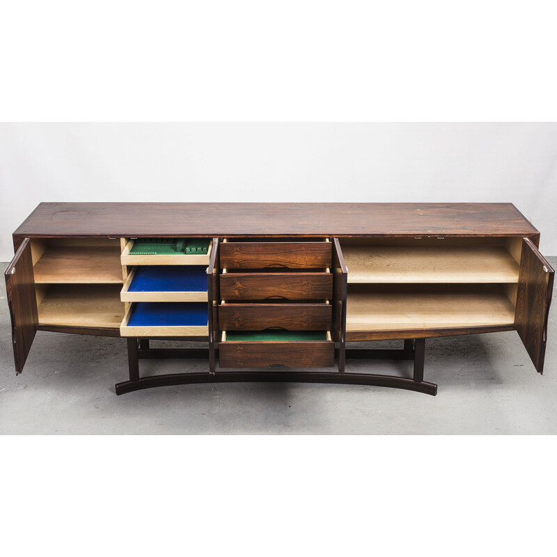 Vintage rosewood HB20 sideboard by Johannes Andersen for Hans Bech, 1960s