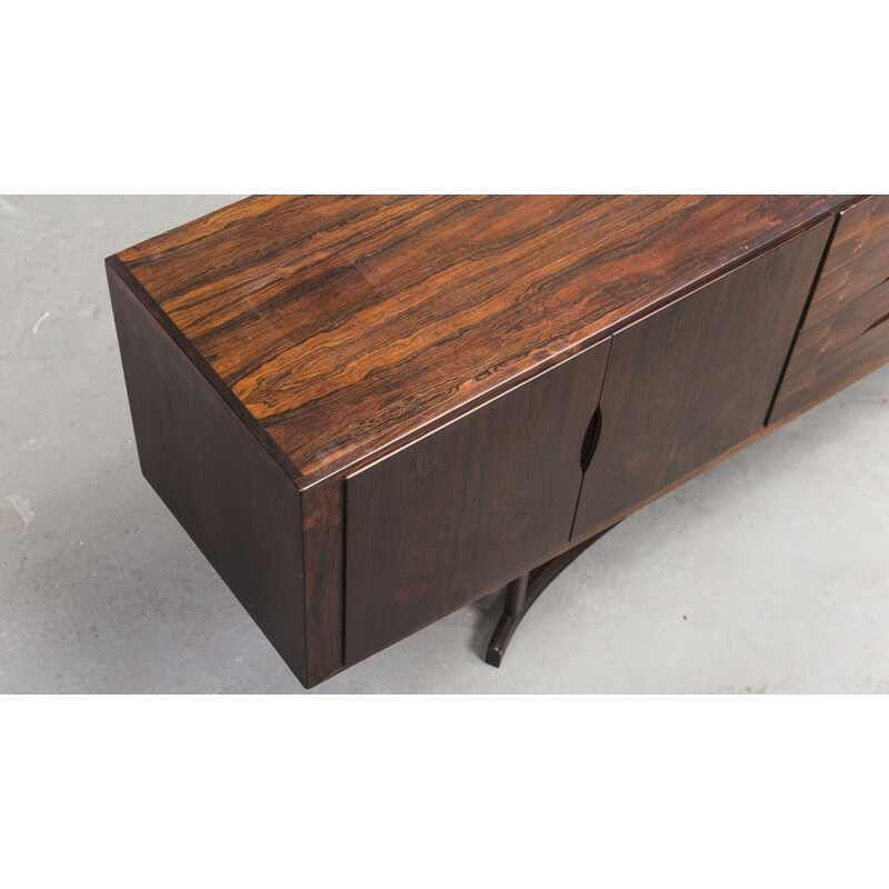 Vintage rosewood HB20 sideboard by Johannes Andersen for Hans Bech, 1960s