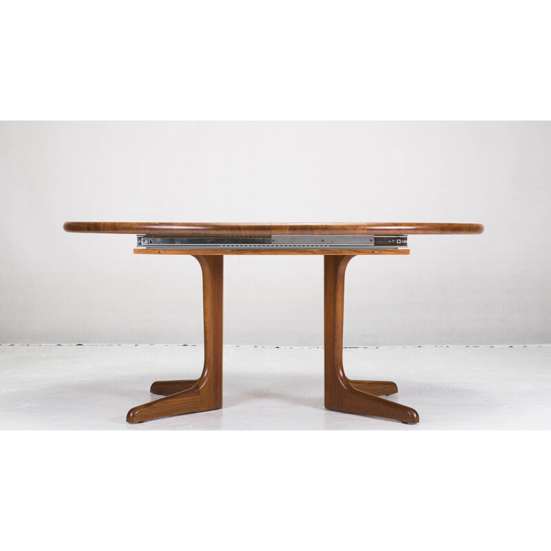 Vintage danish teak dining table, 1960