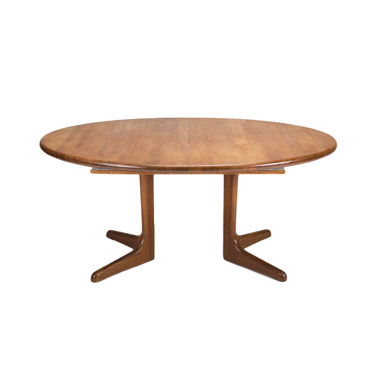 Table à manger en teck danois vintage, 1960