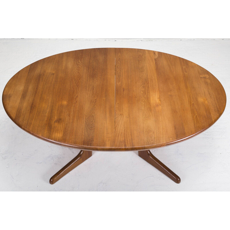 Table à manger en teck danois vintage, 1960