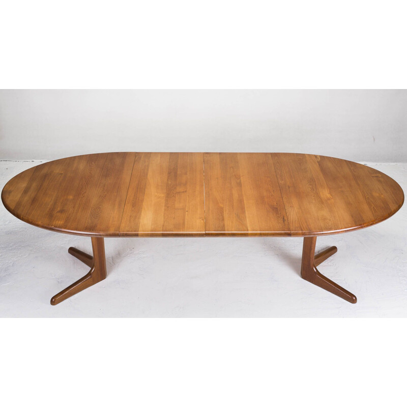 Table à manger en teck danois vintage, 1960