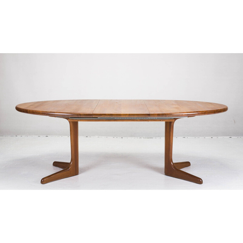 Vintage danish teak dining table, 1960