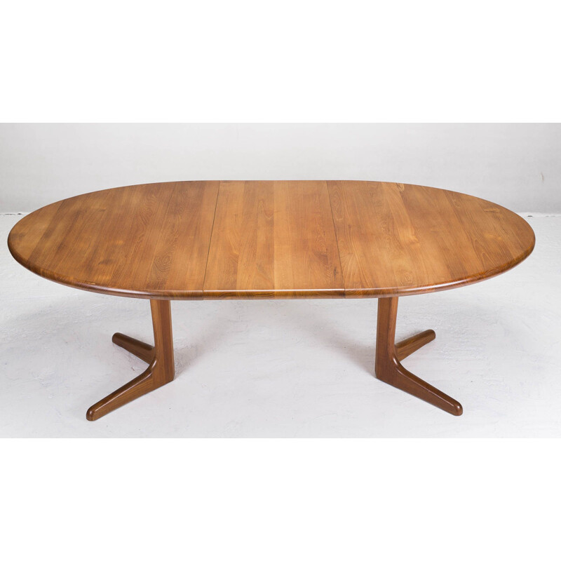 Vintage danish teak dining table, 1960