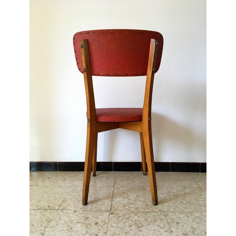 Set of 6 vintage Luterma chairs, 1950