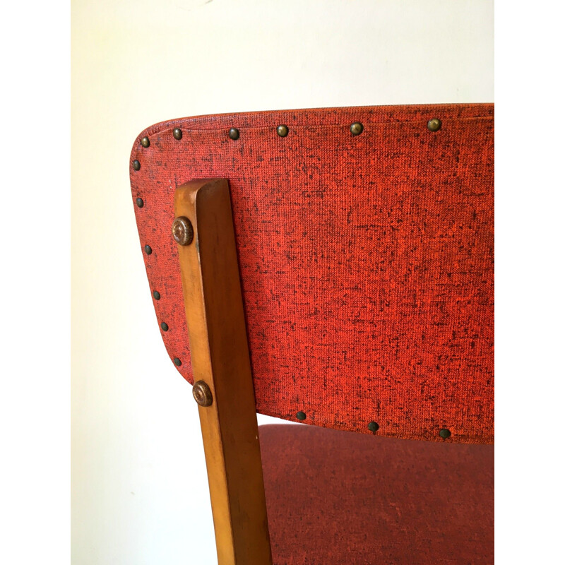 Suite de 6 chaises bistrot Luterma vintage, 1950