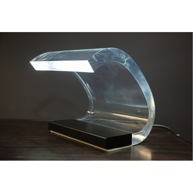 Lampe Acrilica vintage par Joe Colombo pour Oluce