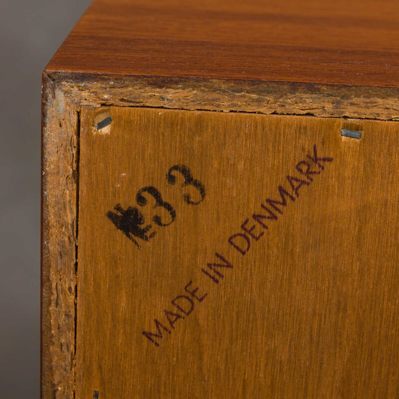 Vintage danish dresser with three drawers