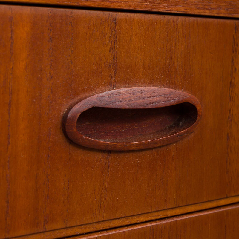 Vintage danish dresser with three drawers