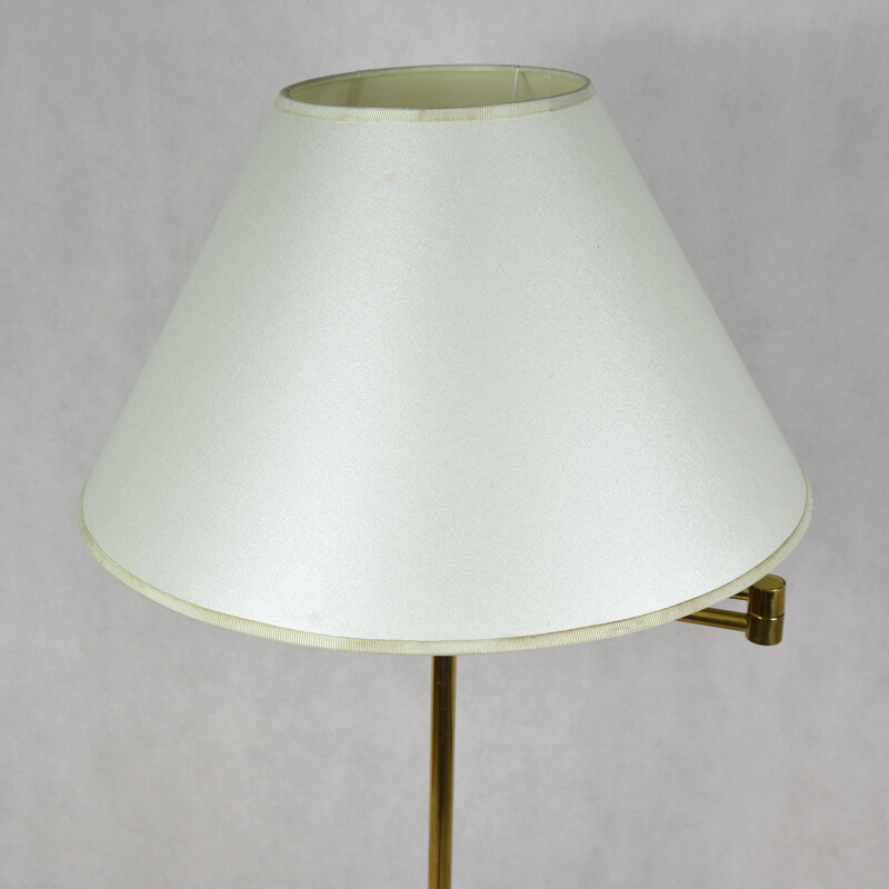 Vintage Hollywood regency floor lamp by Trio Leuchten, Germany, 1980s